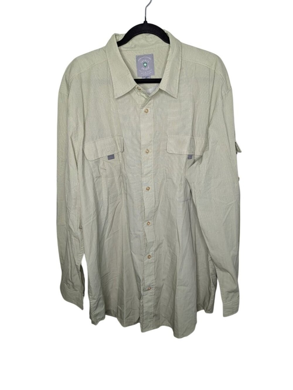 Insect Shield Mens Long-Sleeve Button-Up Shirt 3XL Outdoor Apparel